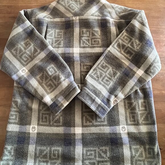 Life‎ is Good Shacket Button Up Jacket Heavy XL Mens Coat Multi Color Fleece - Picture 8 of 11